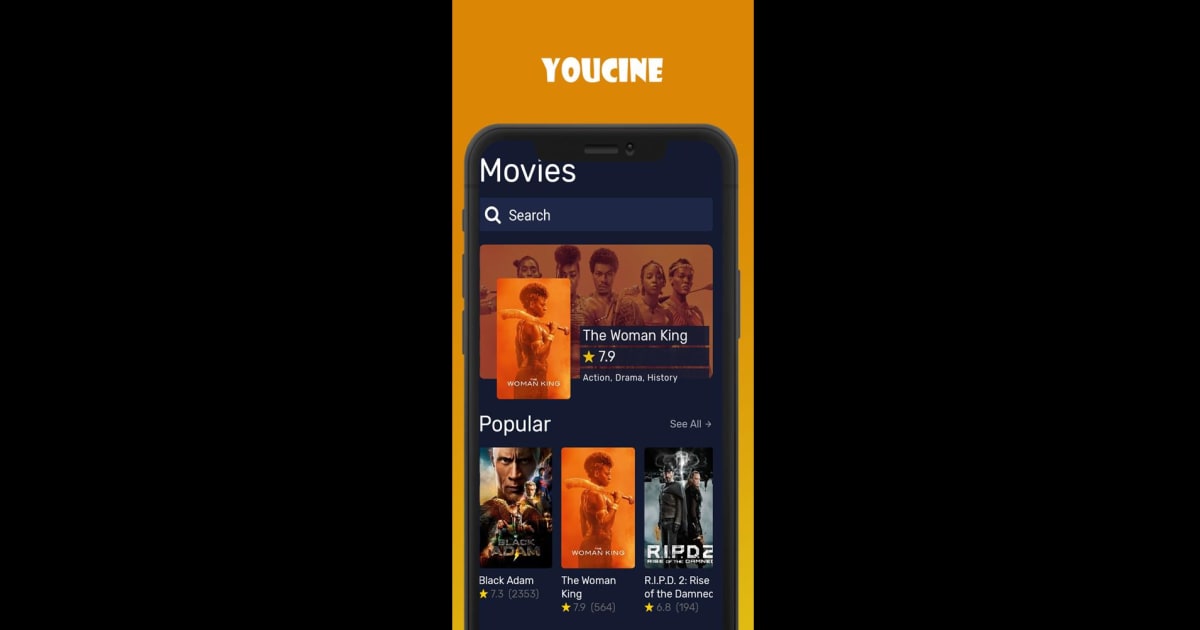 Baixe e rode Youcine! filmes e séries Help no PC e Mac (emulador)