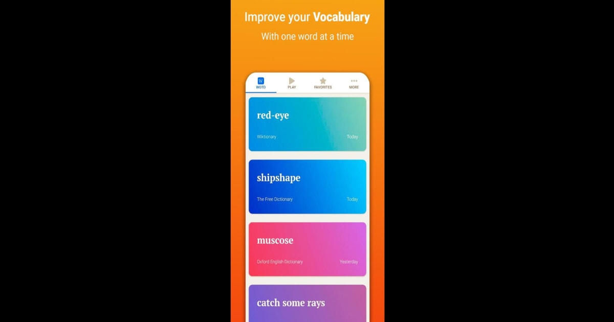 Download and run Word of the Day - Vocabulary on PC & Mac (Emulator)