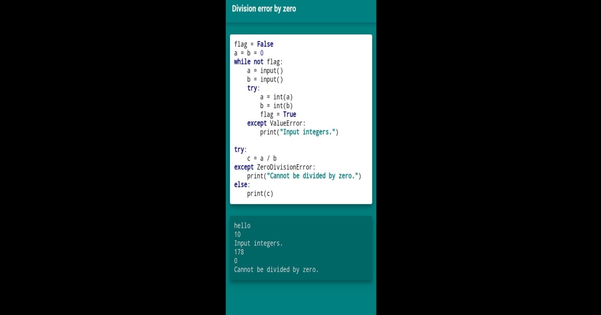 Download and run Python. Exercises and Examples on PC & Mac (Emulator)