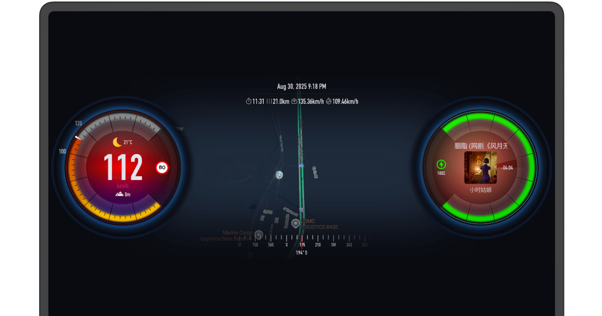 Download and run Speedometer GPS & Compass on PC & Mac (Emulator)