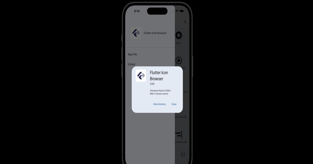 Download and run Flutter Icon Browser on PC & Mac (Emulator)