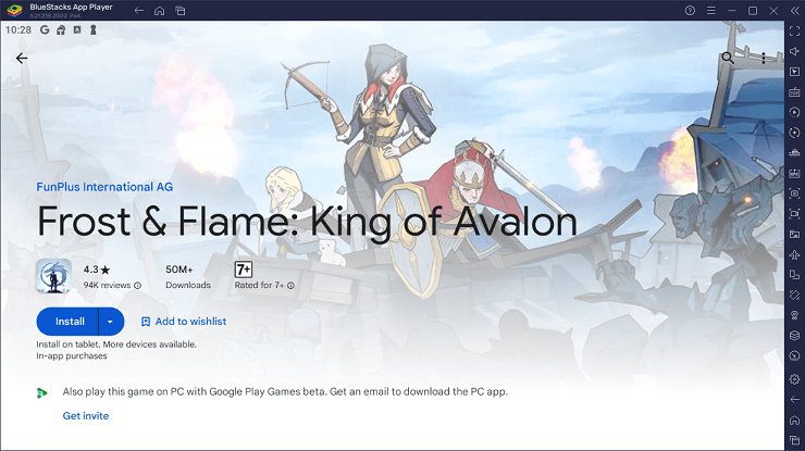 Cara Download Dan Memainkan Es dan Api: King of Avalon di PC dengan BlueStacks!