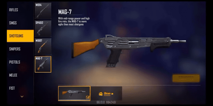 Free Fire: Top 3 khẩu shotgun đáng chơi nhất hiện nay