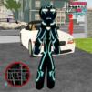 Neon Iron Stickman Rope Hero City Gangstar Mafia