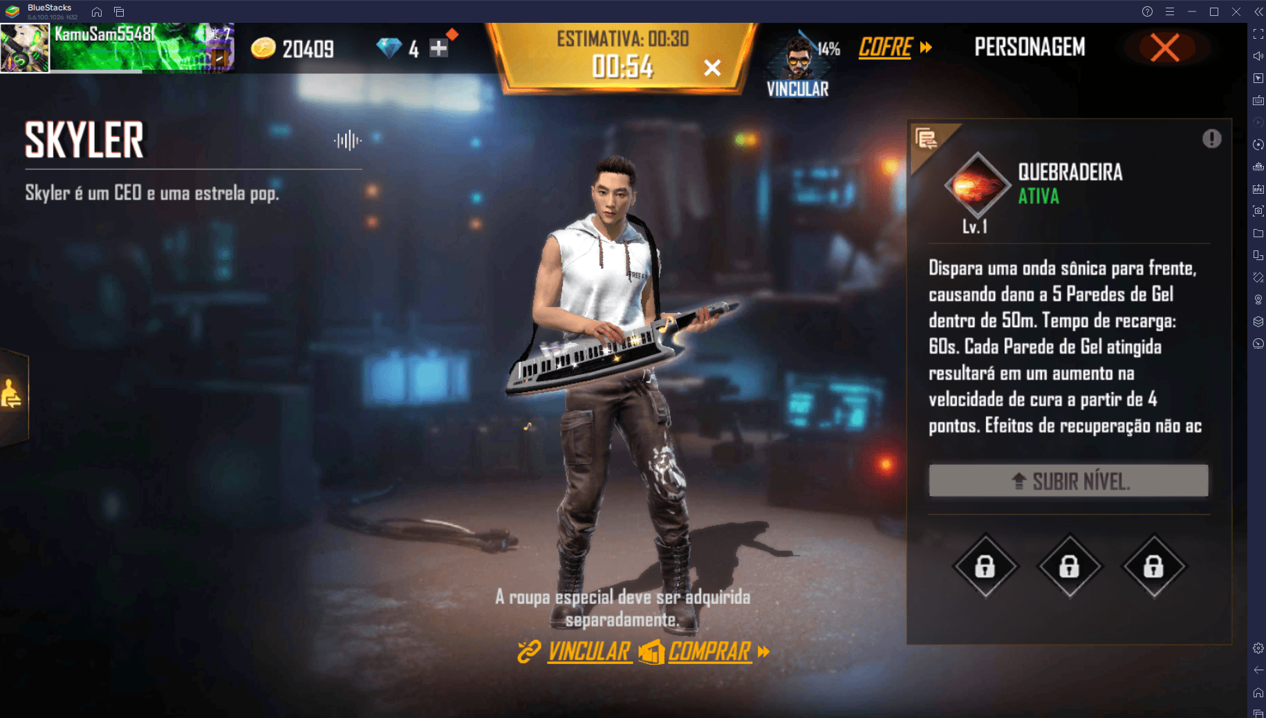 Como jogar de Cristiano Ronaldo (Chrono) em Garena Free Fire: Guia de Habilidades