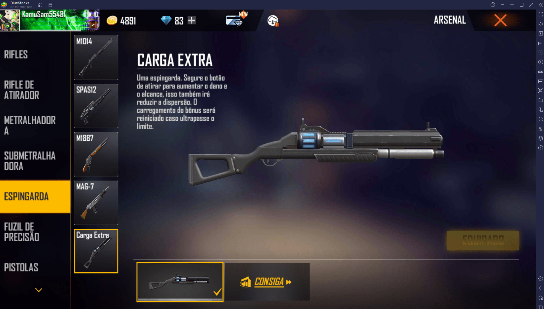 7 armas que estão bombando em Garena Free Fire no começo de 2022