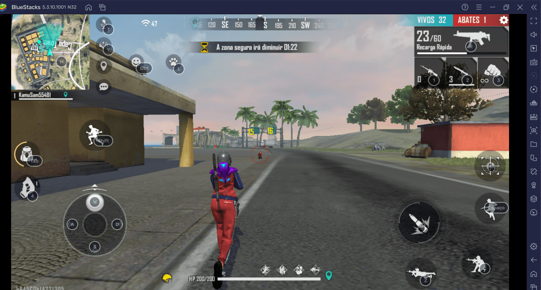 FREE FIRE! MINHA PRIMEIRA PARTIDA RANQUEADA COM RECORDE DE ABATES! 