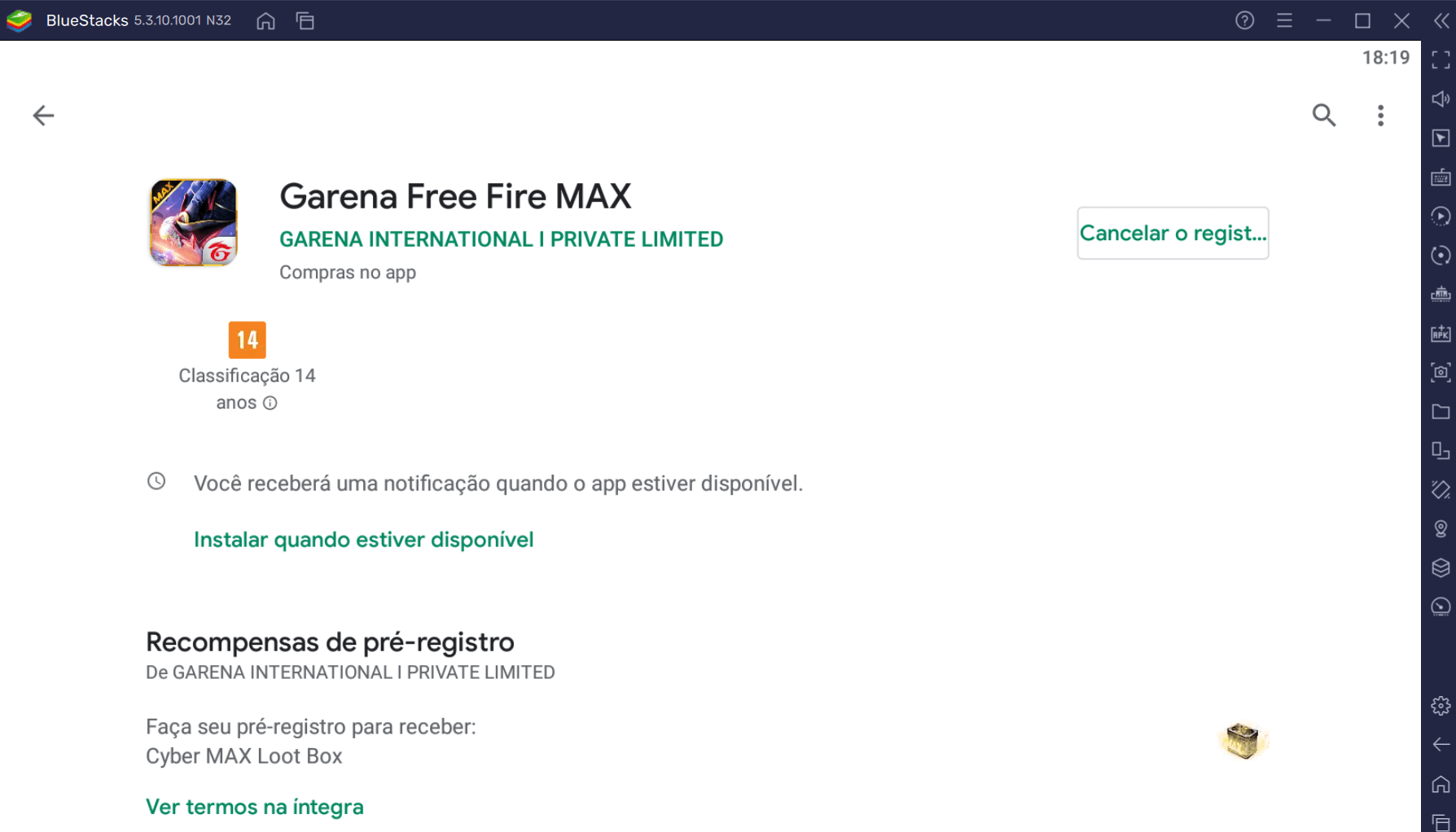 Solução para Não foi possível baixar/instalar o Free Fire Max no  BlueStacks 5 – Suporte BlueStacks