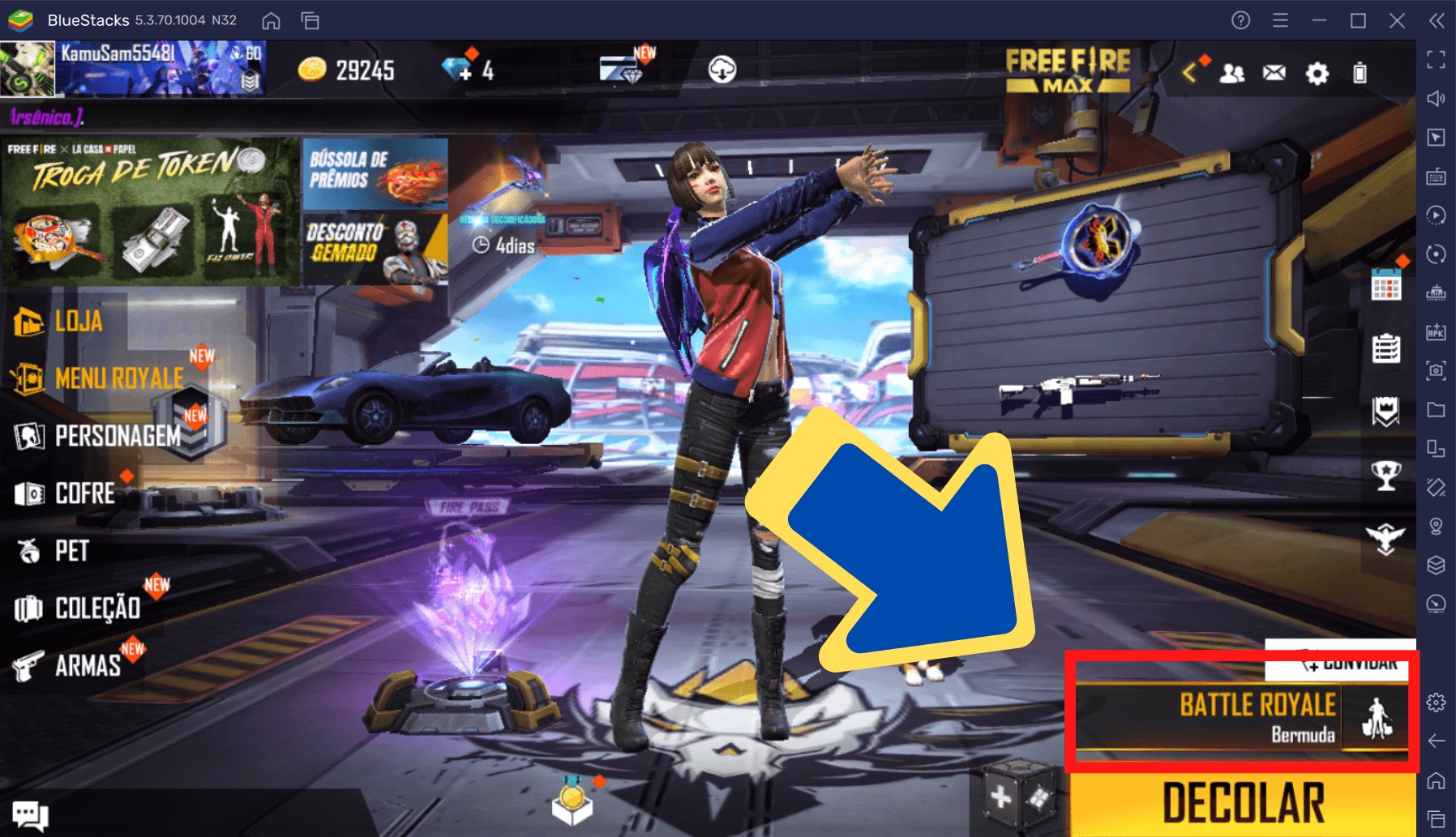 Como criar seu próprio mapa em Garena Free Fire MAX para jogar com