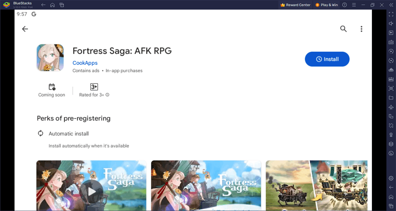 Cùng chơi Fortress Saga: AFK RPG, game mô phỏng với hình ảnh “đốn tim” fan Ghibli trên PC với BlueStacks