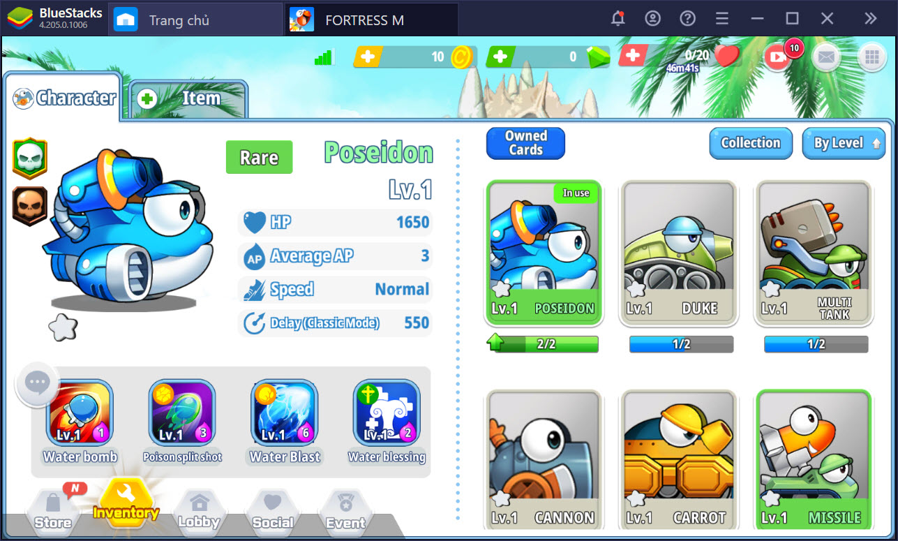 Trở lại tuổi thơ “Gunbound/Gunny” với FortressM trên BlueStacks
