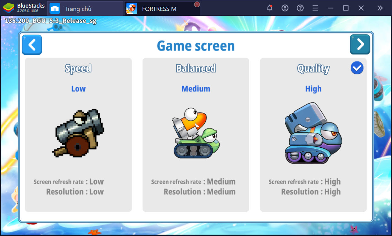 Trở lại tuổi thơ “Gunbound/Gunny” với FortressM trên BlueStacks