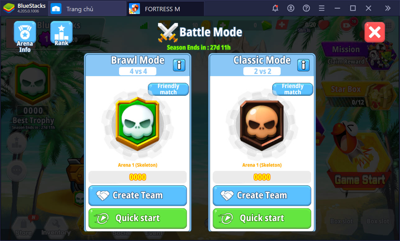 Trở lại tuổi thơ “Gunbound/Gunny” với FortressM trên BlueStacks