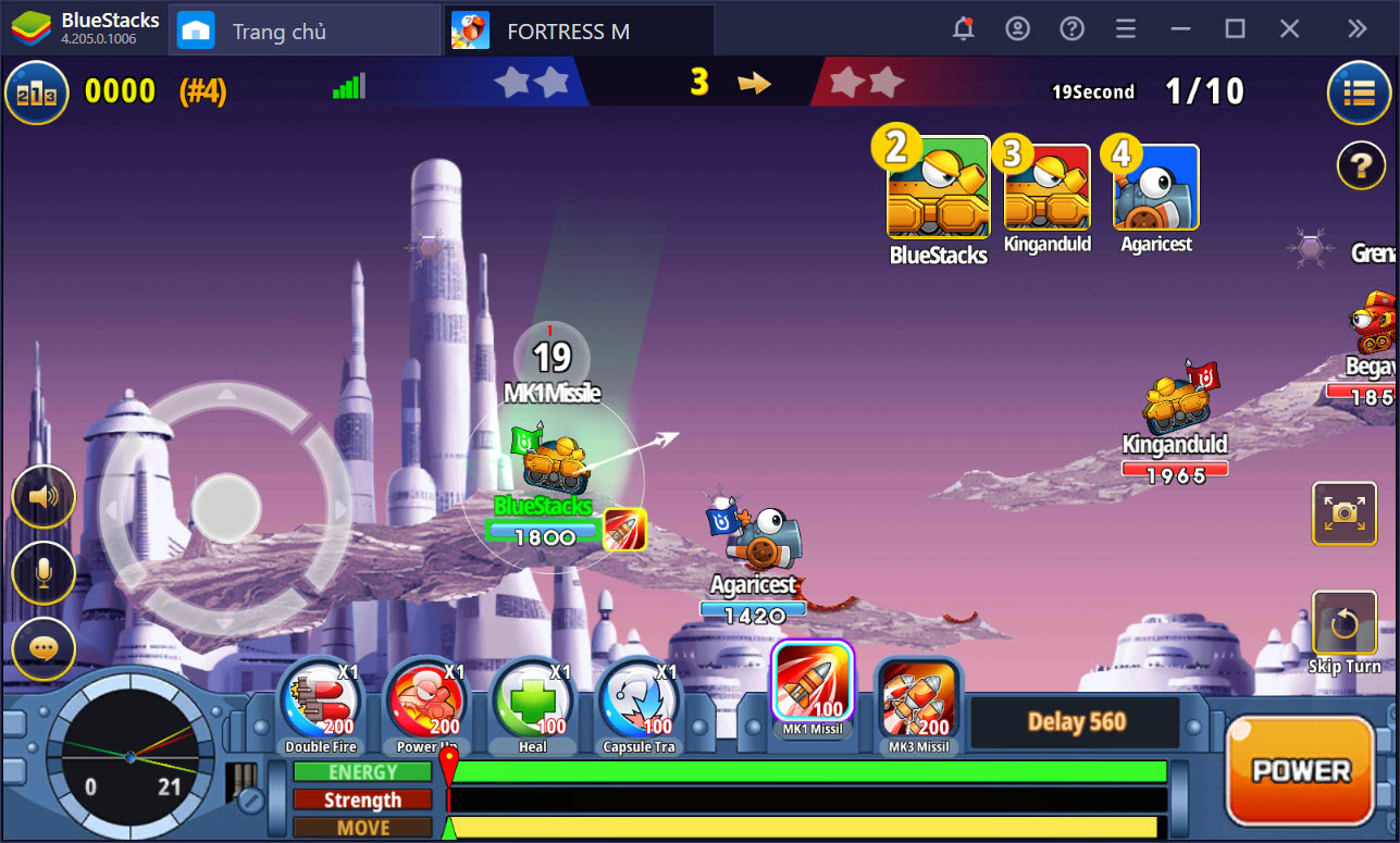 Trở lại tuổi thơ “Gunbound/Gunny” với FortressM trên BlueStacks