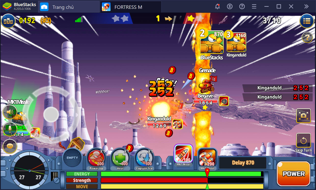 Trở lại tuổi thơ “Gunbound/Gunny” với FortressM trên BlueStacks