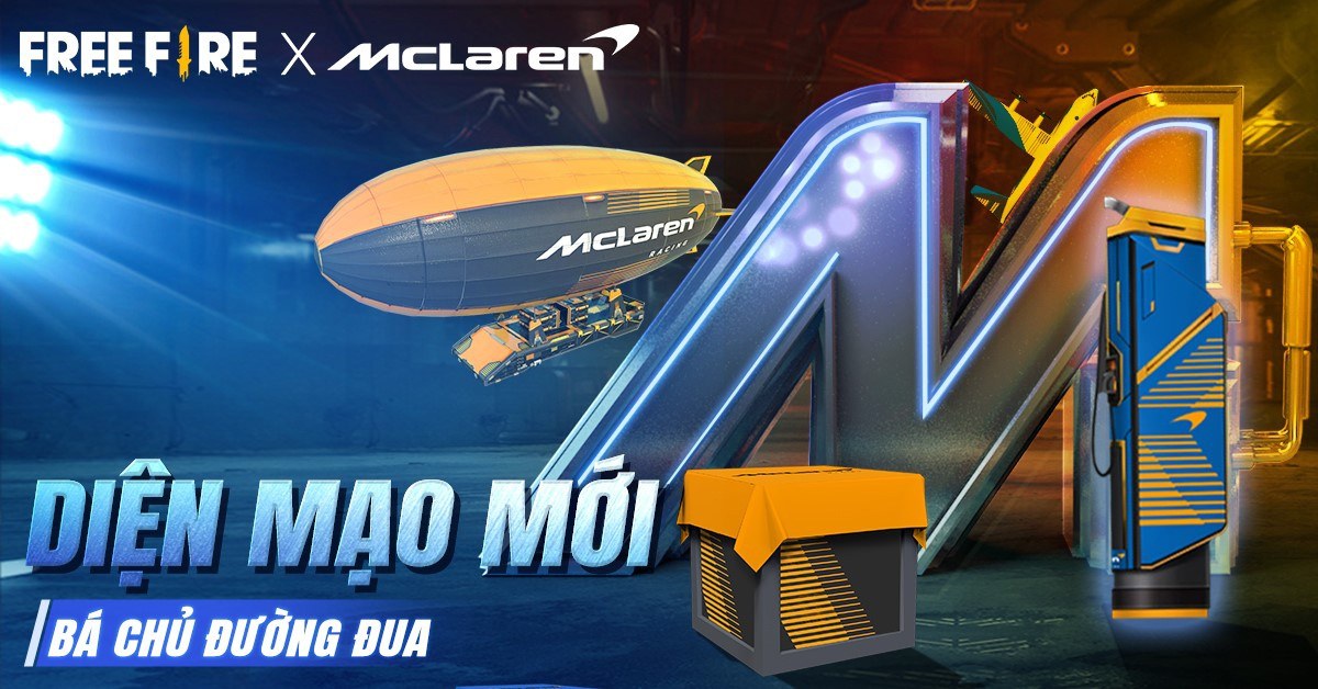 Garena Free Fire ra mắt sự kiện hợp tác với hãng siêu xe McLaren