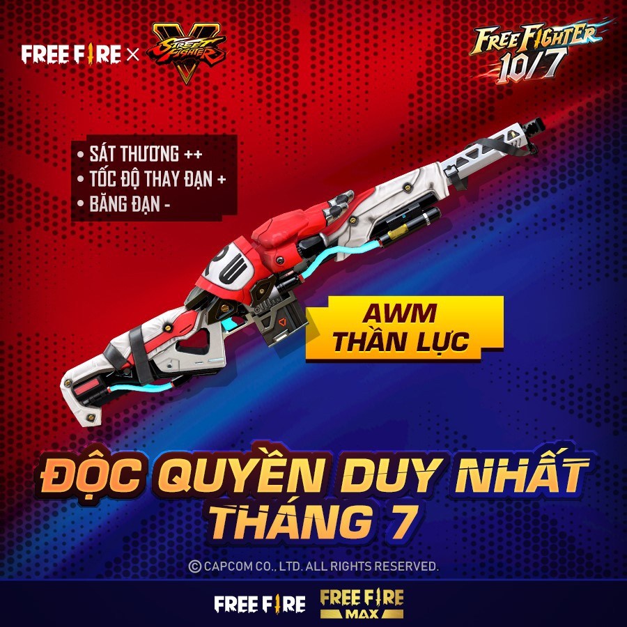 Garena Free Fire bắt đầu màn hợp tác toàn cầu với Street Fighter V