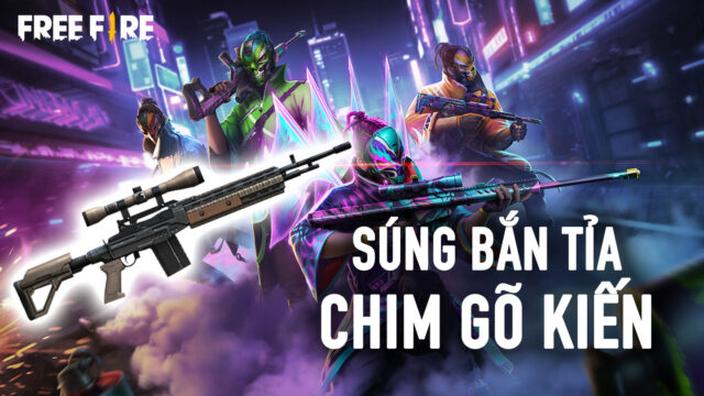 Garena Free Fire: Cách sử dụng hiệu quả súng bắn tỉa Chim Gõ Kiến