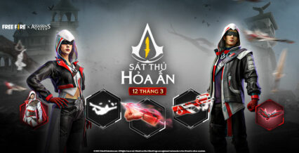 Free Fire hợp tác với Assassin’s Creed, mang đến các nội dung và vũ khí mới độc đáo