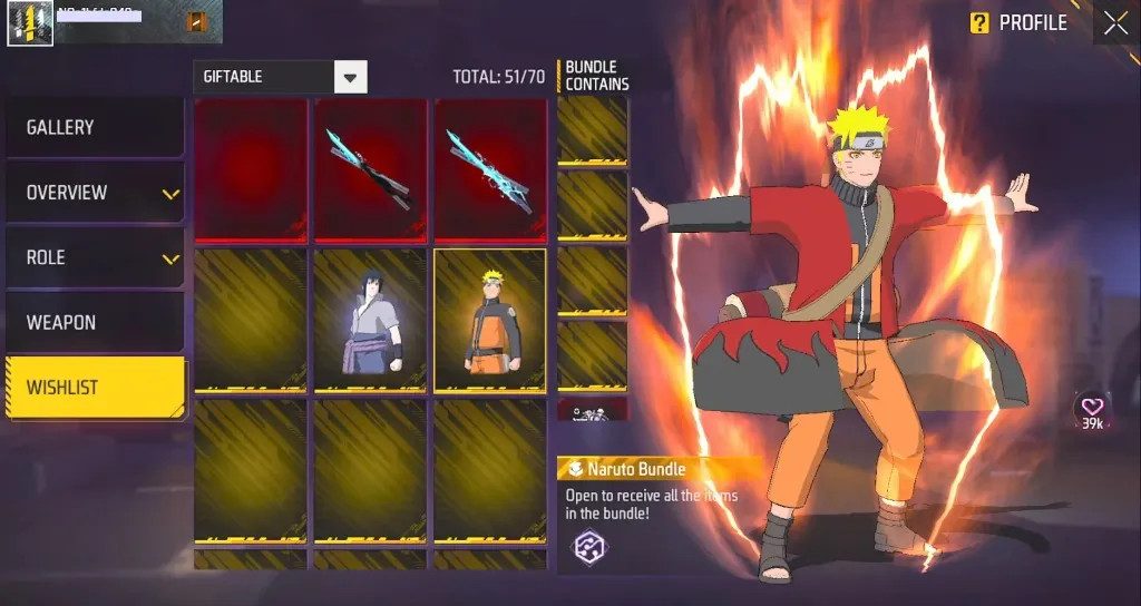 Free Fire x NARUTO SHIPPUDEN ร่วมมือกันเพื่อนำความคลั่งไคล้ในอนิเมะมาสู่ Free Fire