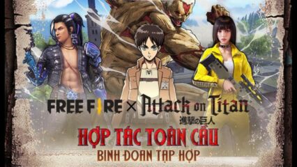 Garena Free Fire kết hợp củng Đại Chiến Titan