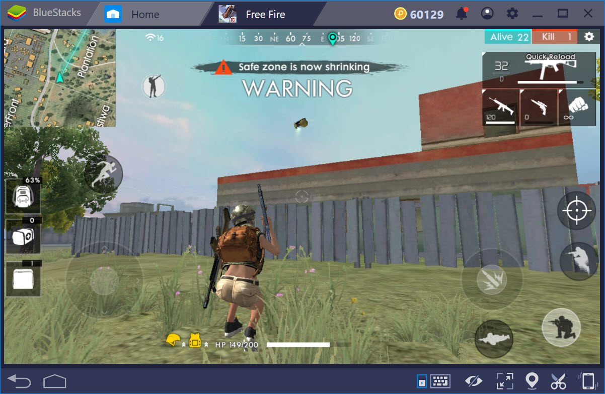 Chơi Free Fire - Battlegrounds linh hoạt hơn với Combo Key của BlueStacks