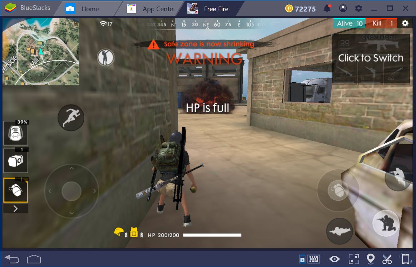 Chơi Free Fire - Battlegrounds linh hoạt hơn với Combo Key của BlueStacks