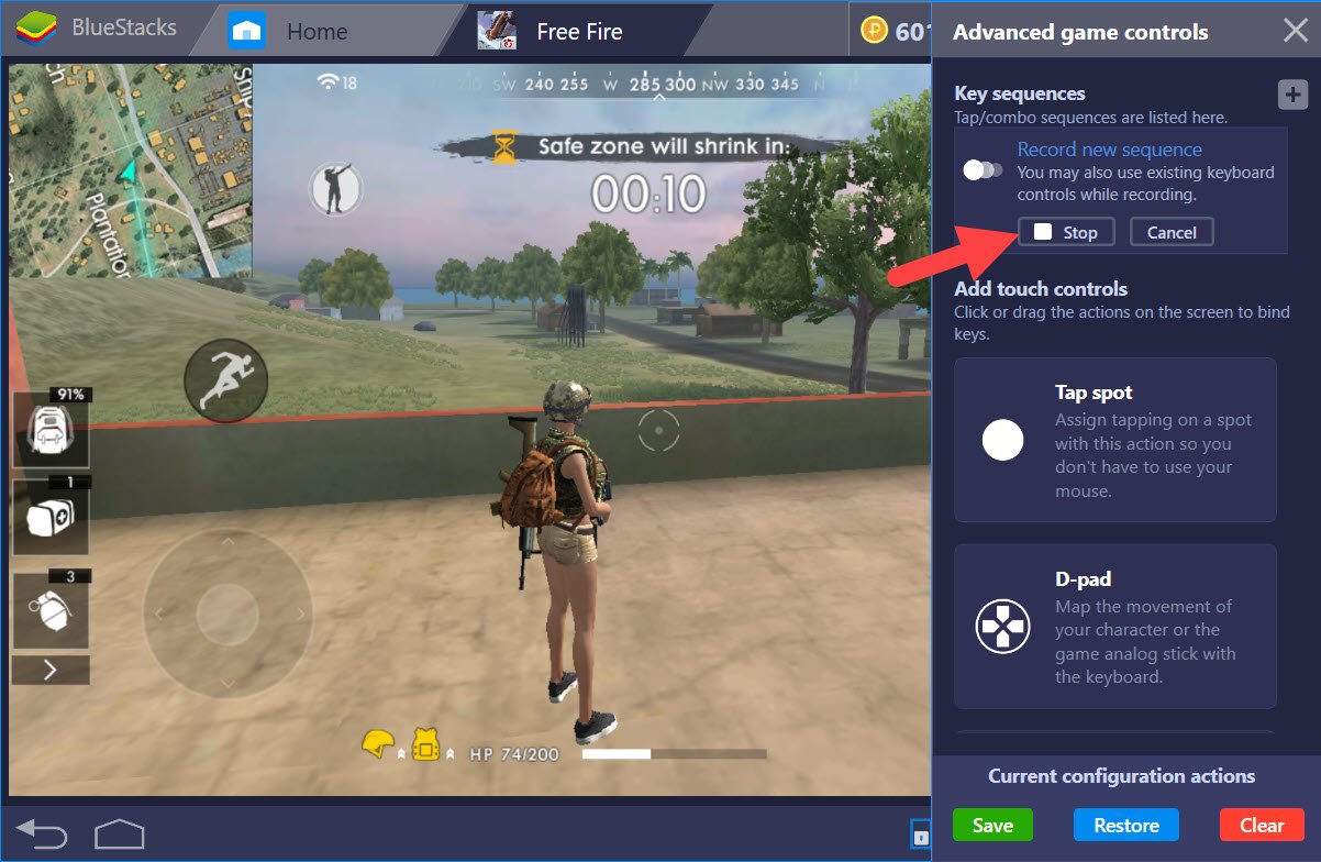 Chơi Free Fire - Battlegrounds linh hoạt hơn với Combo Key của BlueStacks