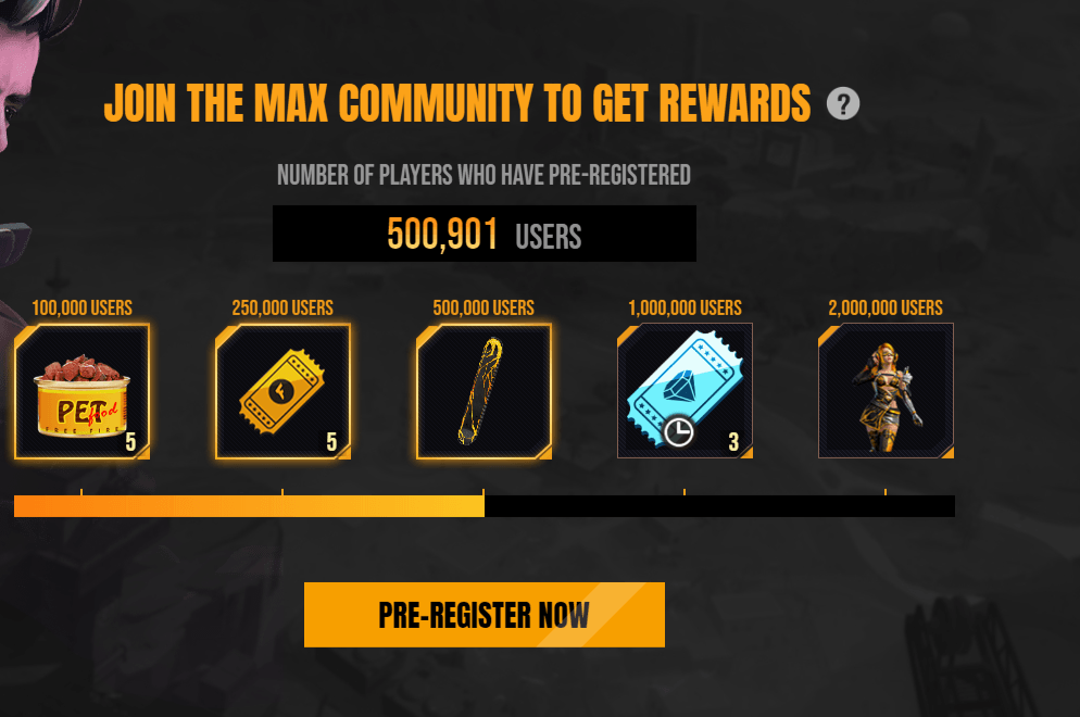 Free Fire Max Open Pre Registrations For Mena Region Bluestacks