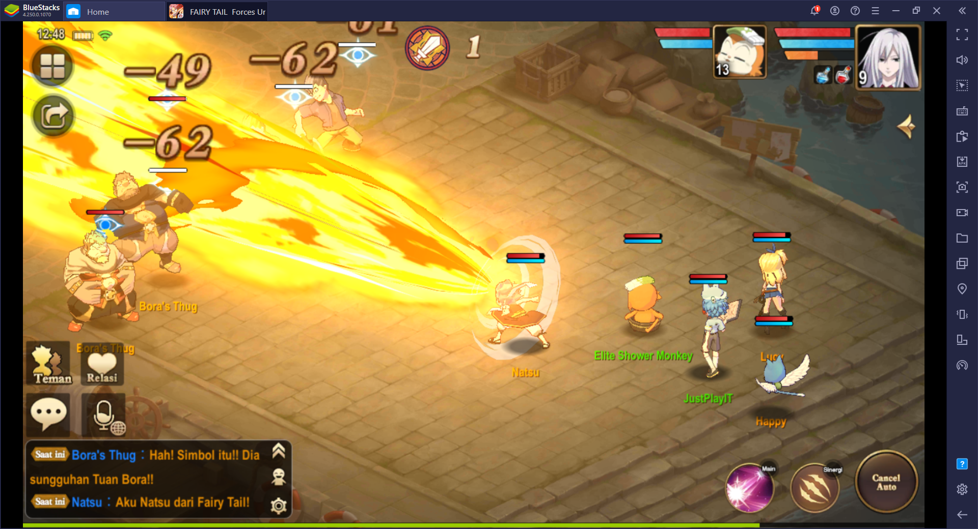 FAIRY TAIL: Forces Unite! - Mainkan Game Anime Mobile Ini di BlueStacks