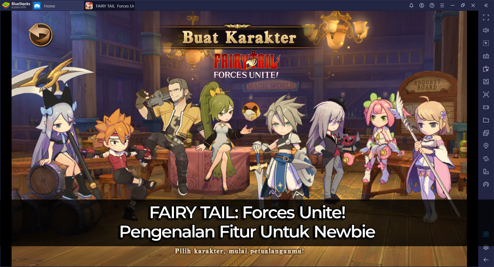 Fairy Tail Forces Unite Pengenalan Fitur Untuk Newbie