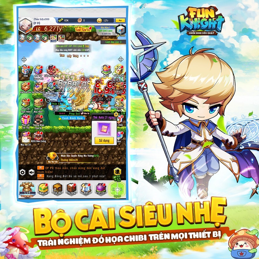 Fun Knight: Chiến Binh Siêu Quậy là game nhập vai rảnh tay mới từ Funtap