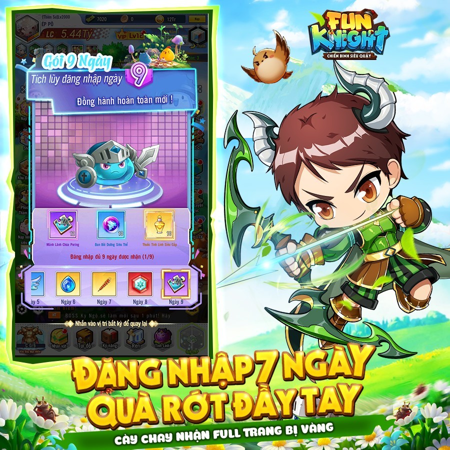 Fun Knight: Chiến Binh Siêu Quậy là game nhập vai rảnh tay mới từ Funtap