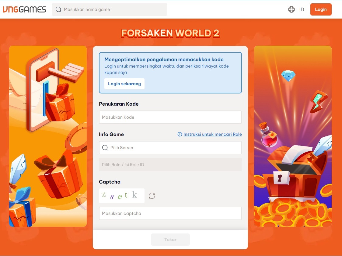 Forsaken World 2 - Dapatkan Hadiah dari Kode Redeem Terbaru Oktober 2024!