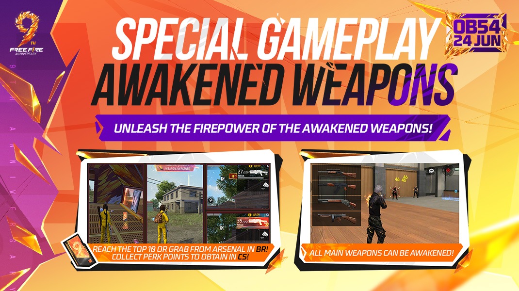 9 Years of Booyah! Free Fire OB54 and 9th Anniversary Update &mdash; Major Highlights