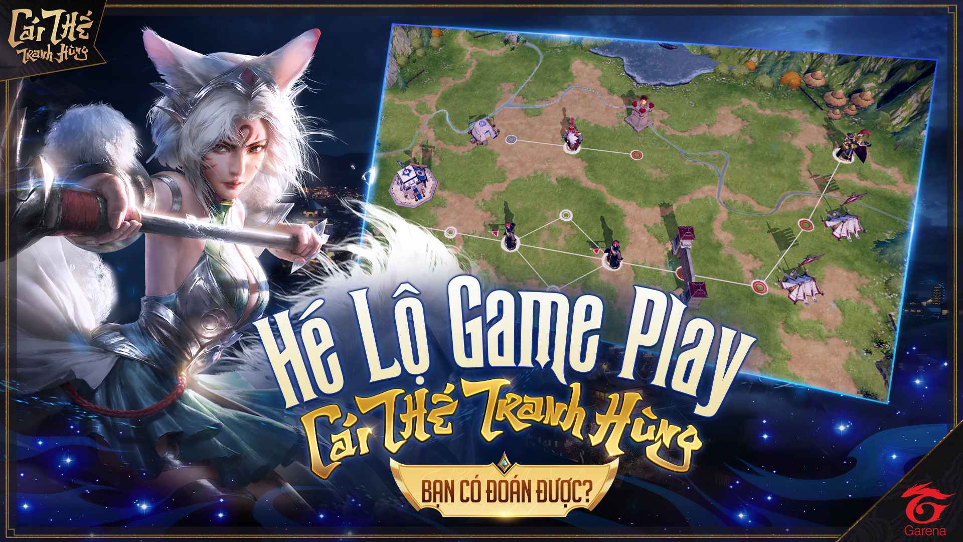 Garena Cái Thế Tranh Hùng: Game đánh trận đấu tướng đến từ Garena