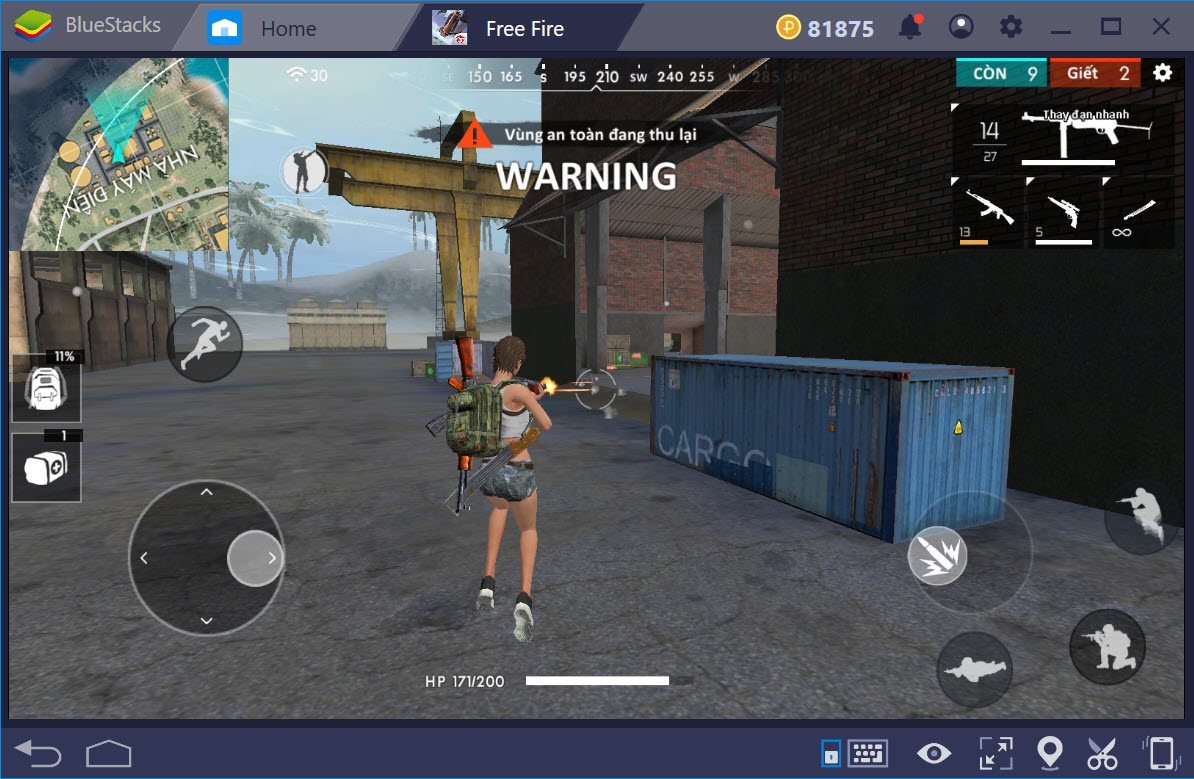 Garena Free Fire: Thiết lập gán phím, tạo combo khi chơi với BlueStacks