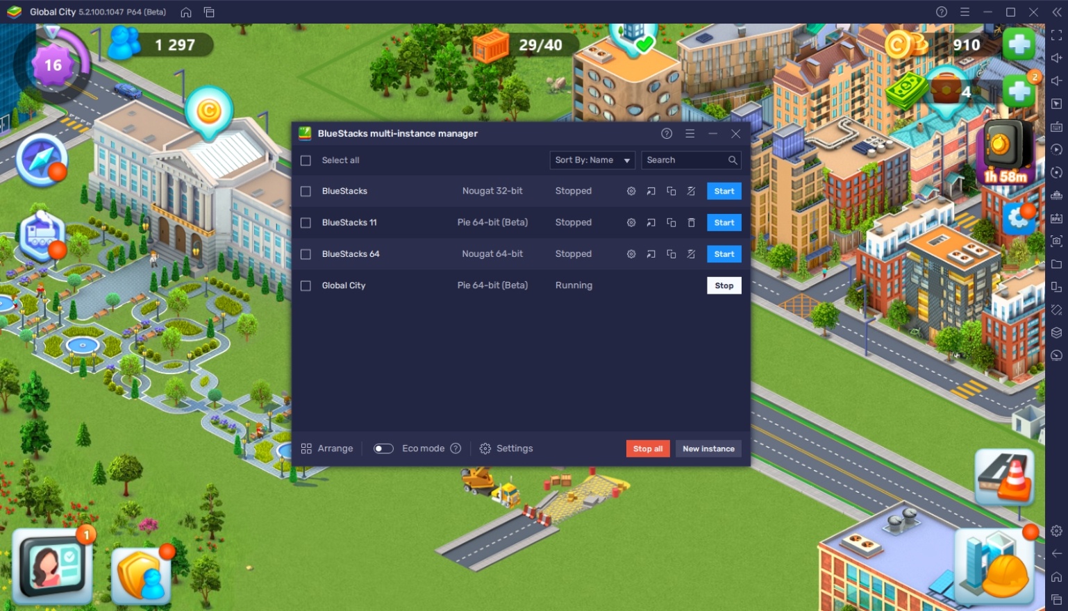 How to Play Global City: Build and Harvest on PC with BlueStacks