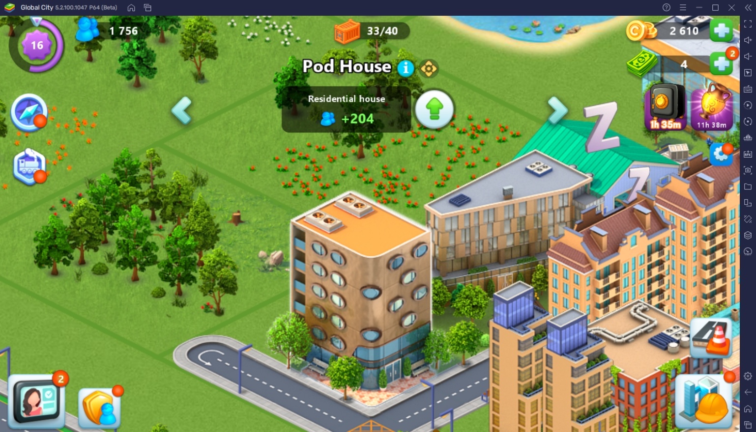 Como jogar Global City: Build and Harvest no PC com BlueStacks