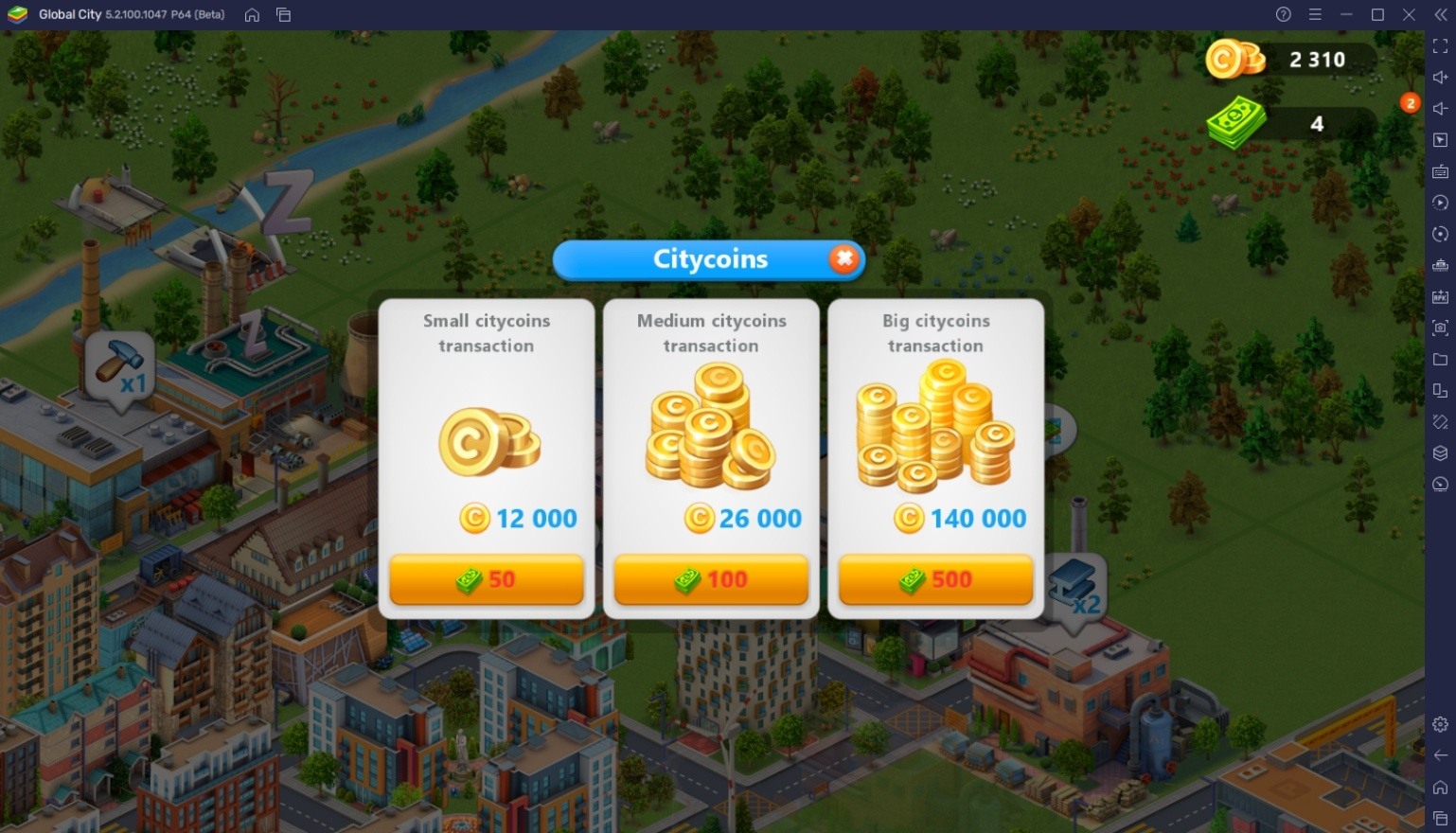 Global City auf dem PC – So verdienst du schnell Coins