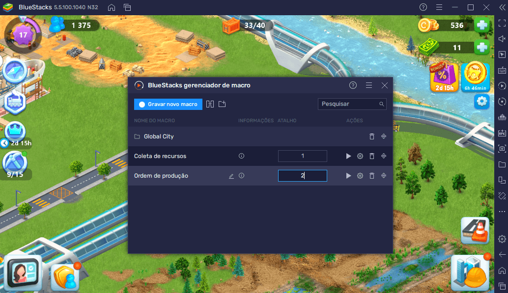 Como jogar Global City: Build and Harvest no PC com BlueStacks