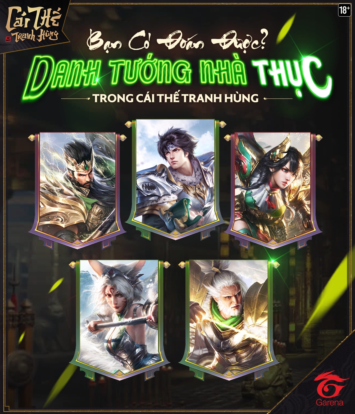 Garena Cái Thế Tranh Hùng ấn định ra mắt ngày 11/1/2023