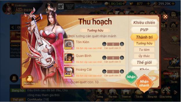 Garena Cái Thế Tranh Hùng: Hướng dẫn tính năng mới Quản Gia Thu Hoạch