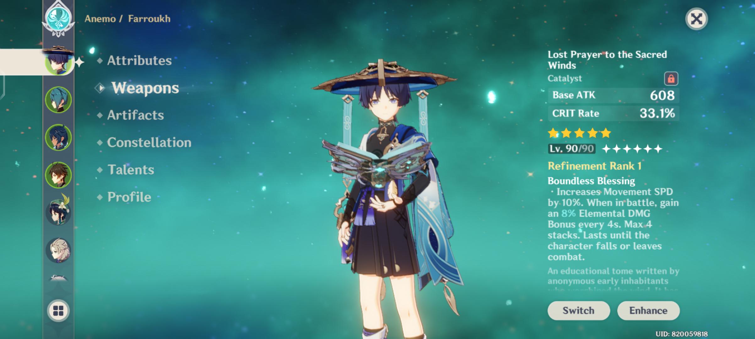 Tier List Senjata Genshin Impact 2025 Pilihan Terbaik untuk Setiap Karakter