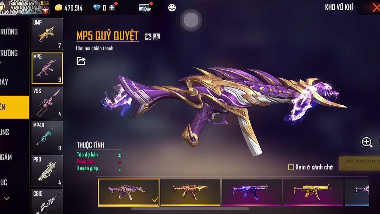 Free Fire:  Top những skin súng có sức mạnh khủng nhất năm 2022 (Phần 2)