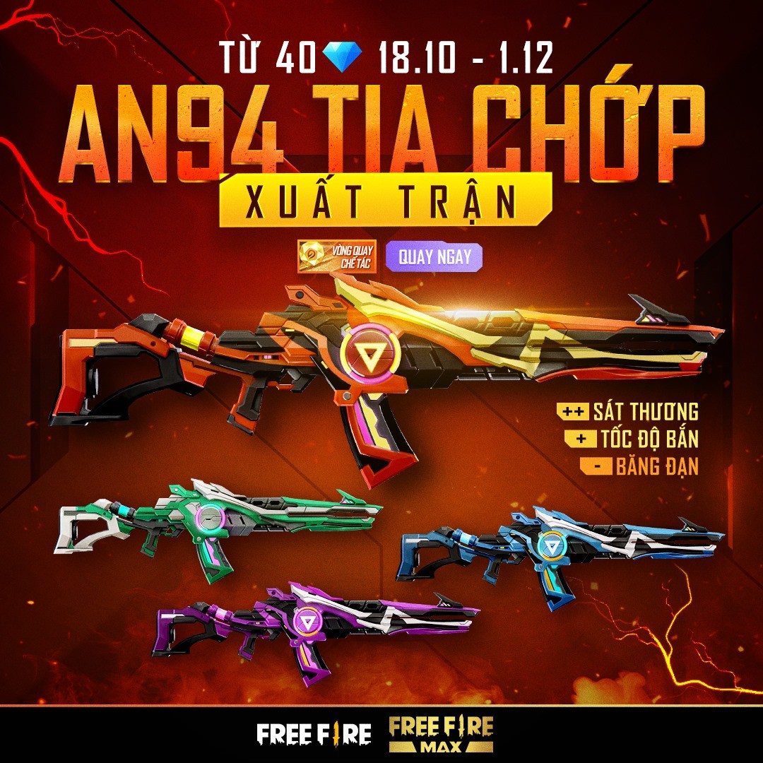 Free Fire:  Top những skin súng có sức mạnh khủng nhất năm 2022 (Phần 2)