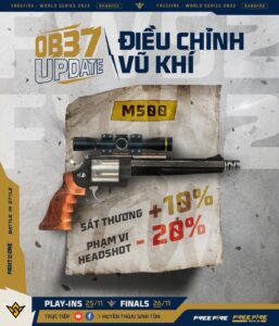 Free Fire OB37:  Những chỉnh sửa súng đáng chú ý mà game thủ cần biết