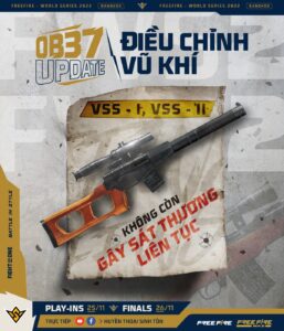 Free Fire OB37:  Những chỉnh sửa súng đáng chú ý mà game thủ cần biết