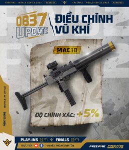 Free Fire OB37:  Những chỉnh sửa súng đáng chú ý mà game thủ cần biết