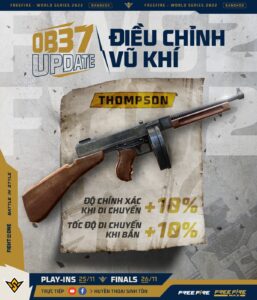 Free Fire OB37:  Những chỉnh sửa súng đáng chú ý mà game thủ cần biết